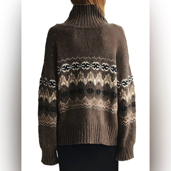 Altuzarra Cecie Fair Isle-Style Wool-Blend Sweater - Picture 3 of 10